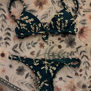 Zimmermann Teal Bikini Set